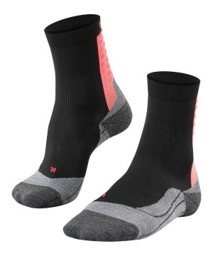 Falke Achilles Socks Health Naisten Sports Socks Mustat | 20375SVPB