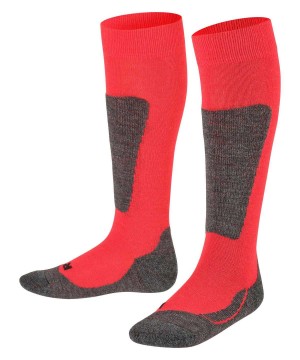 Falke Active Ski Knee-high Socks Lasten Sukat Punainen | 54681DMQN