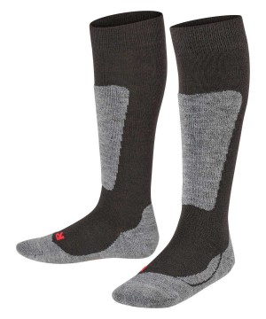 Falke Active Ski Knee-high Socks Lasten Sukat Mustat | 31824ERGQ