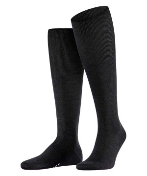 Falke Airport Knee-high Socks Miesten Sukat Mustat | 06217LJHK