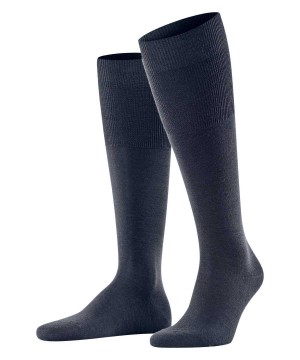 Falke Airport Knee-high Socks Miesten Sukat Sininen | 63578BCQO