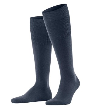 Falke Airport Knee-high Socks Miesten Sukat Sininen | 97315GZST