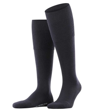 Falke Airport Plus Knee-high Socks Miesten Sukat Sininen | 82439MSHX