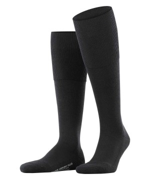 Falke Airport Plus Knee-high Socks Miesten Sukat Mustat | 61582NISH