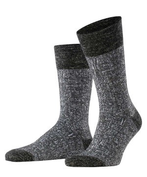 Falke Artisanship Socks Miesten Sukat Mustat | 80625MTNE