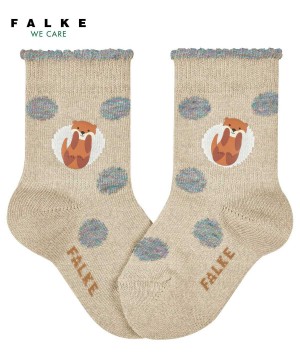 Falke Baby Cute Otter Socks Vauvan Sukat Beige | 79580SJIR