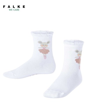 Falke Ballerina Mouse Socks Lasten Sukat Valkoinen | 95324ZWQN