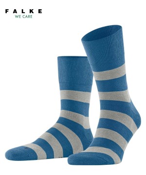 Falke Block Stripe Socks Miesten Sukat Sininen | 27860GOIY