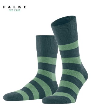 Falke Block Stripe Socks Naisten Sukat Vihreä | 73542MEAR