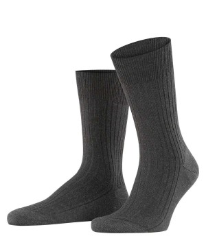 Falke Bristol Pure Socks Miesten Sukat Harmaat | 36749QKSL