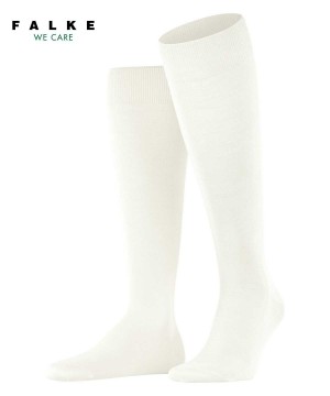 Falke ClimaWool Knee-high Socks Miesten Sukat Valkoinen | 30247HUWG