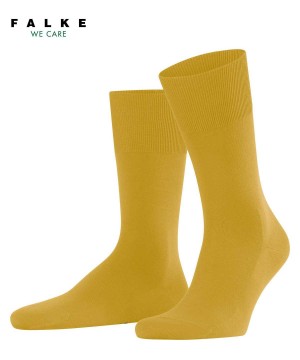 Falke ClimaWool Socks Miesten Sukat Keltainen | 57601BVJF