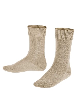 Falke Comfort Wool Socks Lasten Sukat Beige | 52461APMC