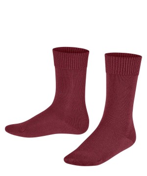 Falke Comfort Wool Socks Lasten Sukat Punainen | 62904RNIU