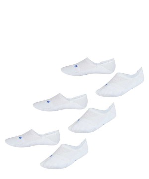 Falke Cool Kick 3-Pack Invisibles Lasten No Show Socks Valkoinen | 94731XDSY