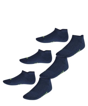 Falke Cool Kick 3-Pack Sneaker Socks Lasten Sukat Sininen | 03429BRKP