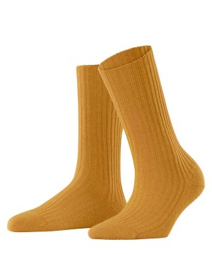 Falke Cosy Wool Boot Socks Naisten Sukat Keltainen | 37619XLRA