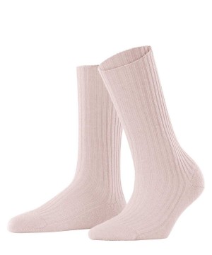 Falke Cosy Wool Boot Socks Naisten Sukat Pinkki | 75089FYHO