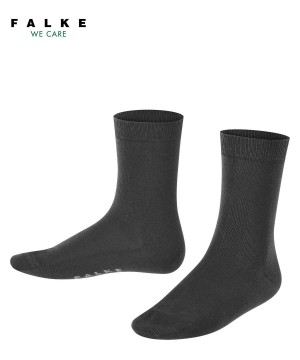 Falke Cotton Finesse Socks Lasten Sukat Mustat | 03817EBNQ