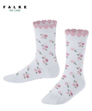 Falke Ditsy Flowers Socks Lasten Sukat Valkoinen | 20387VLWZ