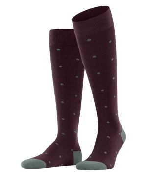 Falke Dot Knee-high Socks Miesten Sukat Punainen | 98750QRFV