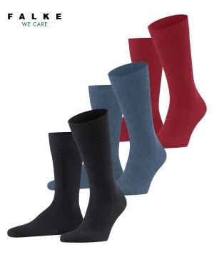 Falke Family 3-Pack Socks Miesten Sukat Multicolored | 32865IDPU