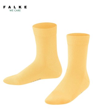 Falke Family Socks Lasten Sukat Keltainen | 54782OXWV