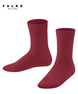 Falke Family Socks Lasten Sukat Punainen | 20935ILHJ