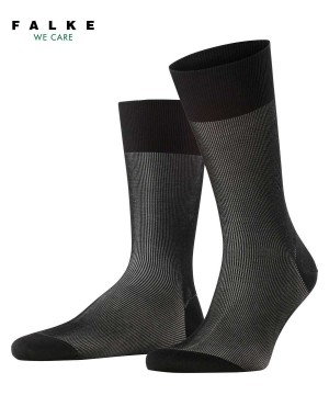 Falke Fine Shadow Socks Miesten Sukat Mustat | 16493WUEM