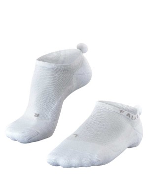 Falke GO2 Pompom Golf Invisibles Naisten Sports Socks Valkoinen | 64593DJNG