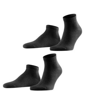 Falke Happy 2-Pack Sneaker socks Miesten Sukat Mustat | 39140PXSF