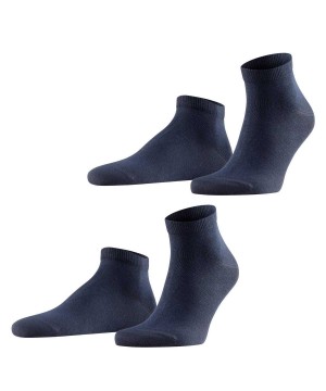 Falke Happy 2-Pack Sneaker socks Miesten Sukat Sininen | 26054KNMG