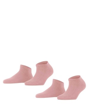 Falke Happy 2-Pack Sneaker socks Naisten Sukat Pinkki | 90473WLJE