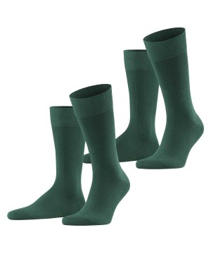 Falke Happy 2-Pack Socks Miesten Sukat Vihreä | 01794ZIOM