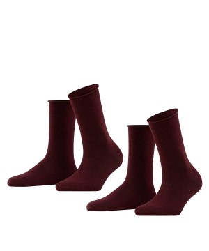 Falke Happy 2-Pack Socks Naisten Sukat Punainen | 16938EGKA