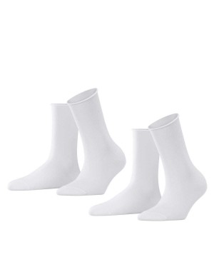 Falke Happy 2-Pack Socks Naisten Sukat Valkoinen | 10739PJMB