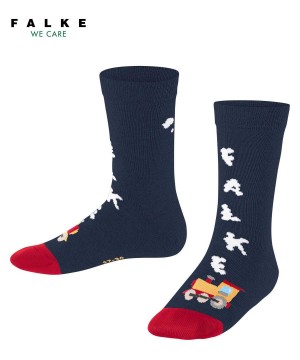 Falke Happy Locomotive Socks Lasten Sukat Sininen | 52041YGPV