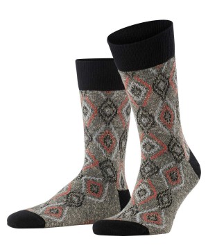 Falke Ikat Spell Socks Miesten Sukat Mustat | 04168KAUJ