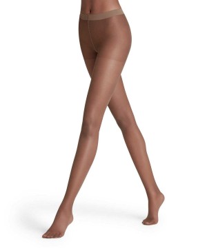 Falke Invisible Deluxe 8 DEN Tights Naisten Tights Ruskea | 36579HXZP