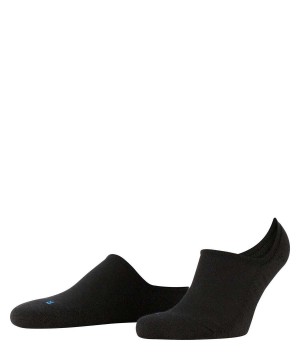 Falke Keep Warm Invisibles Miesten No Show Socks Mustat | 06237IVTW