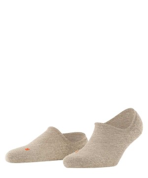 Falke Keep Warm Invisibles Naisten No Show Socks Beige | 28407TEXP