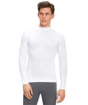 Falke Long sleeve shirt Warm Miesten Long Sleeve T-Shirts Valkoinen | 30956KXCD