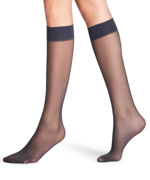 Falke Matt Deluxe 20 DEN Knee-high Socks Naisten Sukat Harmaat | 58249PYDZ