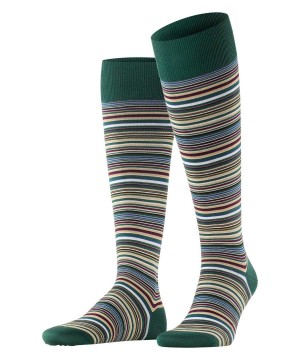 Falke Microblock Knee-high Socks Miesten Sukat Vihreä | 34986XRPE