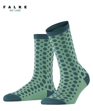 Falke Mirage Dot Socks Naisten Sukat Vihreä | 61053ASFP