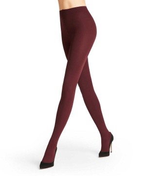 Falke Pure Matt 100 DEN Tights Naisten Tights Punainen | 45286TEGX