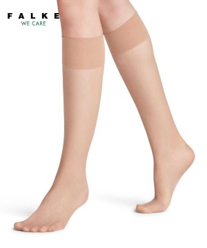 Falke Pure Matt 20 DEN Knee-high Socks Naisten Sukat Beige | 37951VZEC