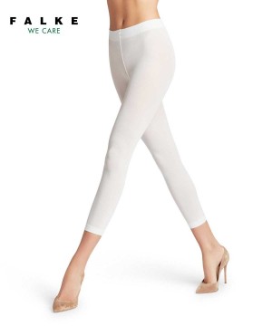 Falke Pure Matt 50 DEN Capri Naisten Leggings & Capri Valkoinen | 31402BLXF