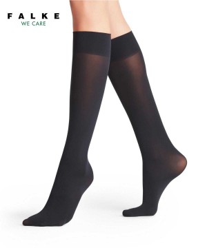 Falke Pure Matt 50 DEN Knee-high Socks Naisten Sukat Sininen | 17369HOCT