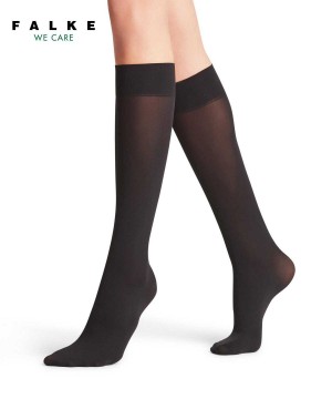 Falke Pure Matt 50 DEN Knee-high Socks Naisten Sukat Mustat | 41326SCBL